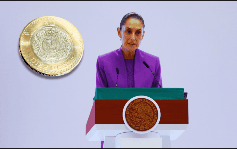 Sheinbaum defendió la estabilidad de la economía nacional frente al complejo escenario internacional y las tensiones comerciales con Estados Unidos. EFE / S. Gutiérrez