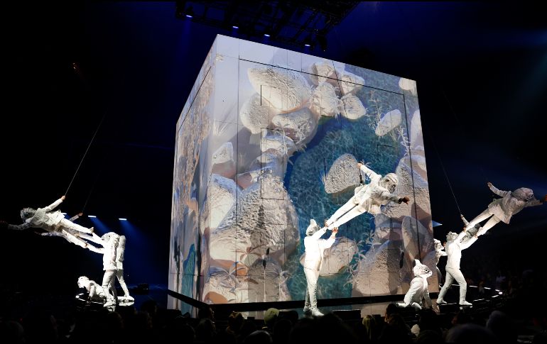El Cubo es esencial en la historia y es la primera vez que se utiliza un elemento tan grande en el escenario / Fotos: Jean-François Savaria