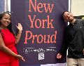 Una muestra artística sucede en Nueva York para mostrar las aportaciones de inmigrantes a la ciudad tras las amenazas de Trump. EFE/ R. HERNÁNDEZ