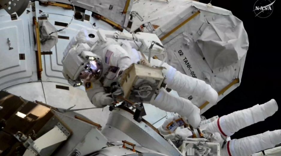 Ambas astronautas llegaron a la Estación Espacial Internacional en febrero de 2026 como parte de la misión Crew-12 de SpaceX. EFE / NASA