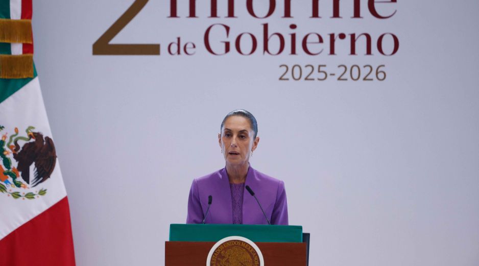 Claudia Sheinbaum afirmó que la pobreza laboral en 2026 se ubicó en su mínimo histórico desde 2005. SUN/D. Sánchez