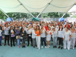 Gabriela Cárdenas buscará ampliar en el presupuesto estatal 2027 los apoyos para adultos mayores y personas cuidadoras. CORTESÍA.