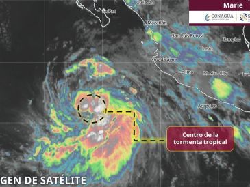 Tormenta tropical Marie EN VIVO: sigue su trayectoria y zonas afectadas