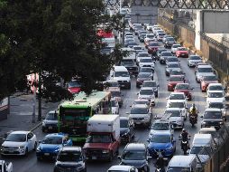El programa Hoy No Circula se aplica de las 5:00 a las 22:00 horas en todas las alcaldías de la Ciudad de México y en tres zonas conurbadas del Estado de México. SUN/C. Mejía