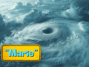 Las proyecciones oficiales del SMN indican que “Marie” ganará fuerza de manera constante. ESPECIAL / CANVA