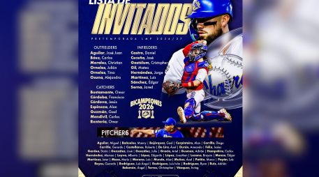 Charros de Jalisco dio a conocer su lista de invitados para la pretemporada, en la que 58 peloteros mexicanos competirán por un lugar en el roster que iniciará la campaña. ESPECIAL / Charros de Jalisco