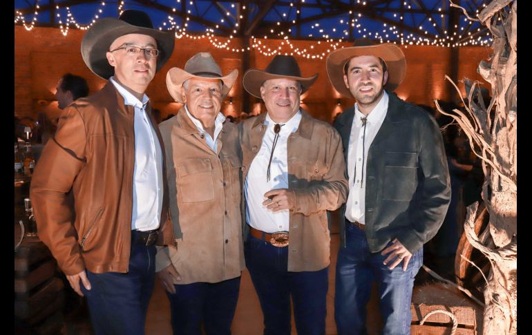 Antonio Gómez, Sergio O’Farrill, Luis Montes de Oca y Sergio O’Farrill. GENTE BIEN JALISCO / Revista del 4 de septiembre 2026