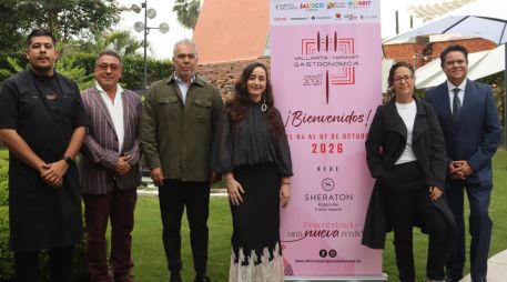 Jalisco será sede de Vallarta Nayarit Gastronómica 2026, que reunirá a más de 80 chefs y especialistas de seis países del 4 al 7 de octubre. CORTESÍA.