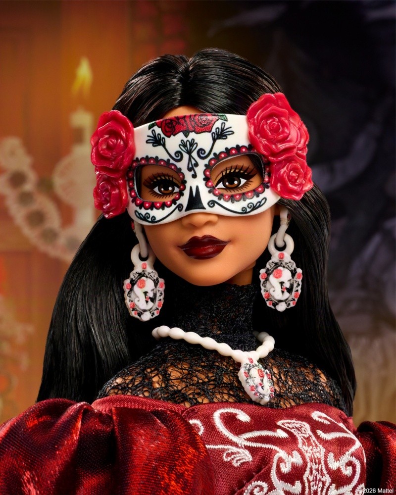 La edición de Día de Muertos de este año toma inspiración de la cerámica tradicional mexicana. INSTAGRAM / @barbie