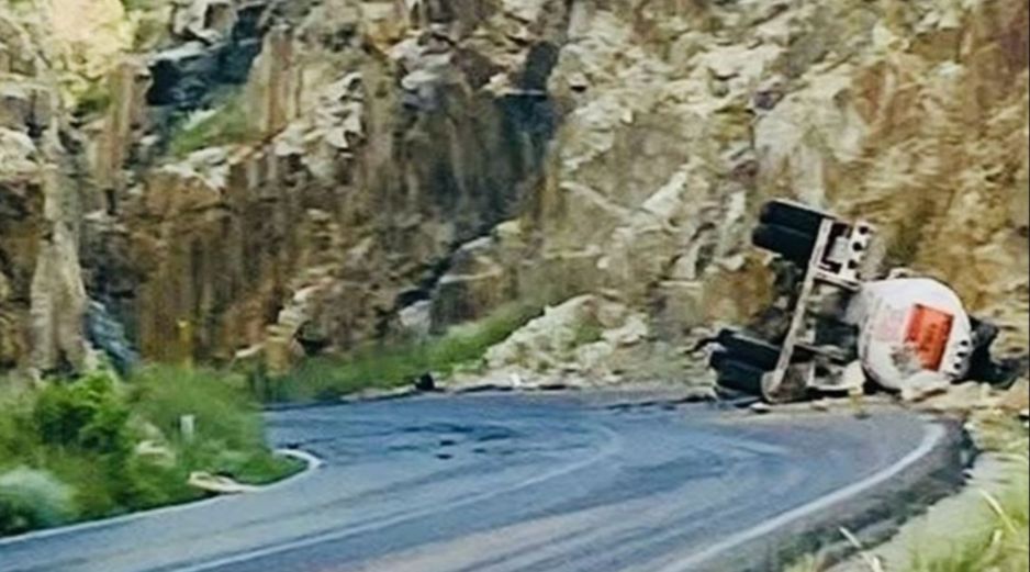 Debido a las condiciones del terreno, parte del material se desplazó hacia zonas de difícil acceso. CAPTURA DE VIDEO