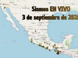 EN VIVO | Sismos en México | Jueves 3 de septiembre. ESPECIAL / SSN