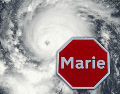 El ojo del ciclón "Marie" no tocará tierra firme, pero su amplia circulación ciclónica ya está causando estragos. ESPECIAL / CANVA