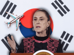 La Presidenta Claudia Sheinbaum anunció la visita a México del presidente de Corea del Sur, Lee Jae-myung, para este mes de septiembre. EFE/S. Gutiérrez ESPECIAL/Canva