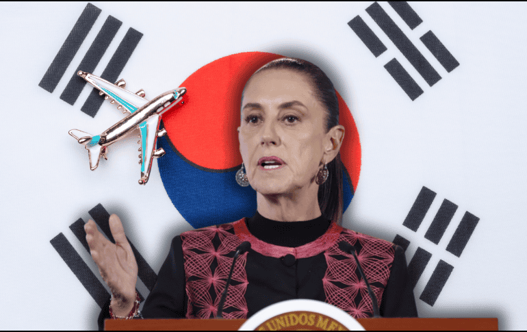 La Presidenta Claudia Sheinbaum anunció la visita a México del presidente de Corea del Sur, Lee Jae-myung, para este mes de septiembre. EFE/S. Gutiérrez ESPECIAL/Canva