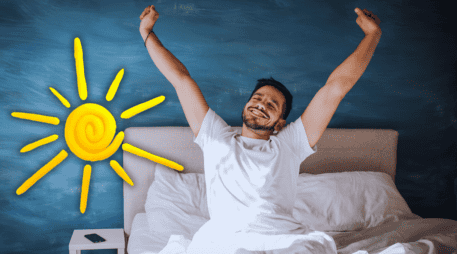 Si abres los ojos temprano un sábado sin ayuda tecnológica, significa que tu organismo ha anticipado el despertar de manera saludable. ESPECIAL / CANVA