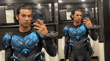 Durante una entrevista con la revista Variety, el actor explicó que recibió la noticia sobre su regreso como el superhéroe del escarabajo azul mientras se encontraba de viaje en Japón junto a un grupo de amigos. INSTAGRAM/xolo_mariduena