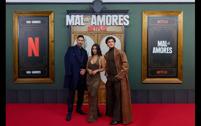 Iván Amozurrutia, Renata Vaca y Juan Pablo Fuentes. ESPECIAL/NETFLIX.
