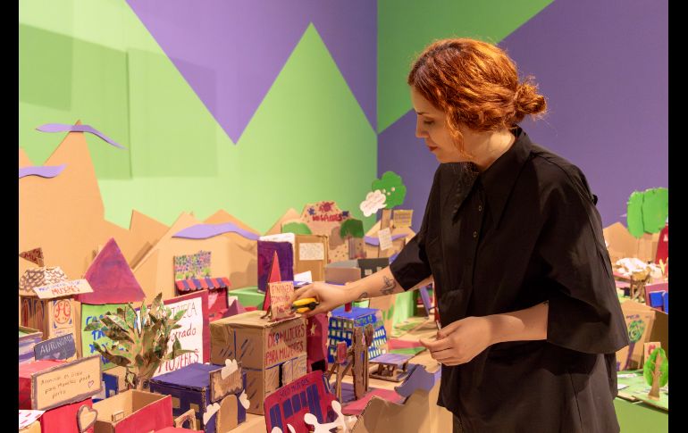 “Me siento nerviosa porque para mí el museo es una institución muy importante. Siempre sentí la responsabilidad de responderle al museo y a todas las personas que trabajan en él”, reconoce la artista. CORTESÍA