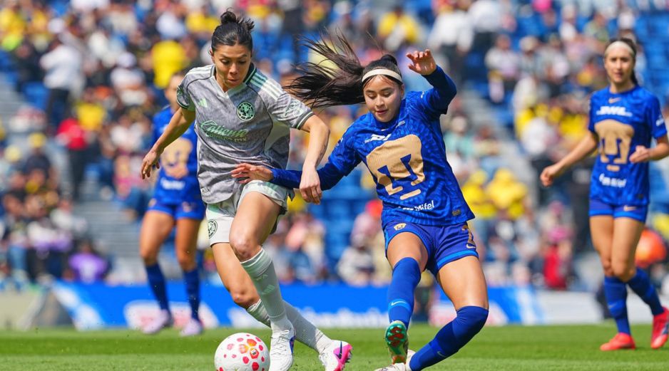 El torneo pasado, América goleó 5-1 a Pumas en el estadio Olímpico Universitario. IMAGO7/M. Contreras