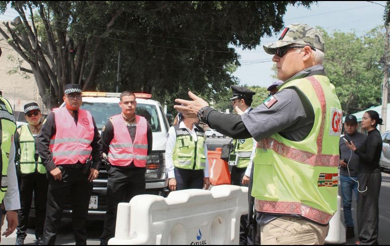 Integrantes de la Policía Vial se capacitan en el control y vigilancia de las calles y carreteras de la Entidad. ESPECIAL