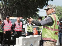 Integrantes de la Policía Vial se capacitan en el control y vigilancia de las calles y carreteras de la Entidad. ESPECIAL