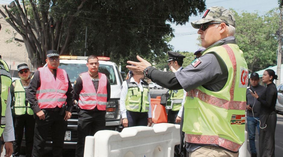 Integrantes de la Policía Vial se capacitan en el control y vigilancia de las calles y carreteras de la Entidad. ESPECIAL
