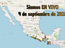 EN VIVO | Sismos en México | Viernes 4 de septiembre. ESPECIAL / SSN