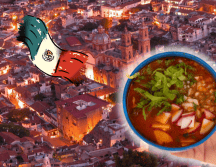 Taxco de Alarcón se posiciona como el Pueblo Mágico con el mejor pozole rojo para este 15 de septiembre. Conoce los detalles de este destino guerrerense ideal para las Fiestas Patrias. ESPECIAL/Secretaría de Turismo/Canva