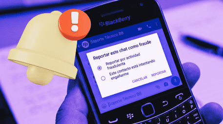 WhatsApp permite reportar y bloquear números fraudulentos. ESPECIAL/Gemini AI
