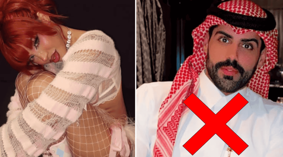 Yeri Mua dio su opinión sobre Masad Altamimi, a quien aseguró que no apoya ni comparte lo que defienden sus fans. INSTAGRAM / @yerimua / INSTAGRAM / @masadaltamimi1