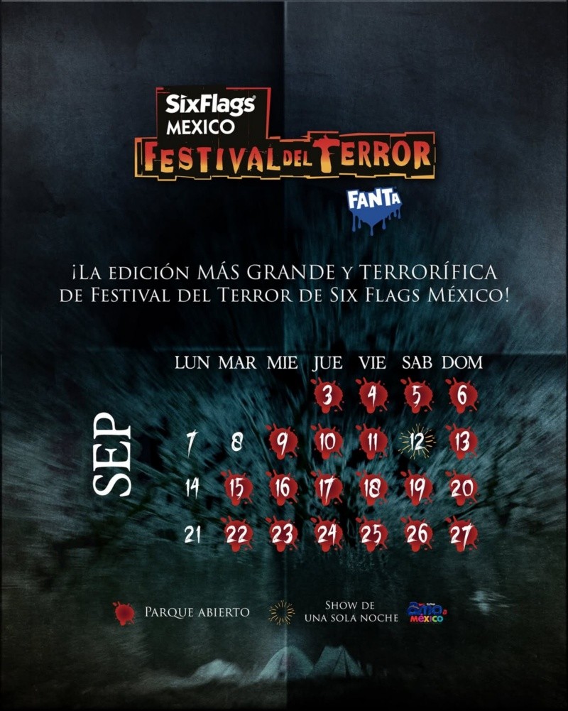 &nbsp;INSTAGRAM/@sixflagsmexico&nbsp;