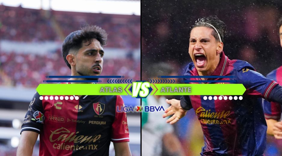 Atlas vs Atlante se enfrentan en la Jornada 7 del Apertura 2026 de la Liga MX. ESPECIAL / IMAGO7 y CANVA