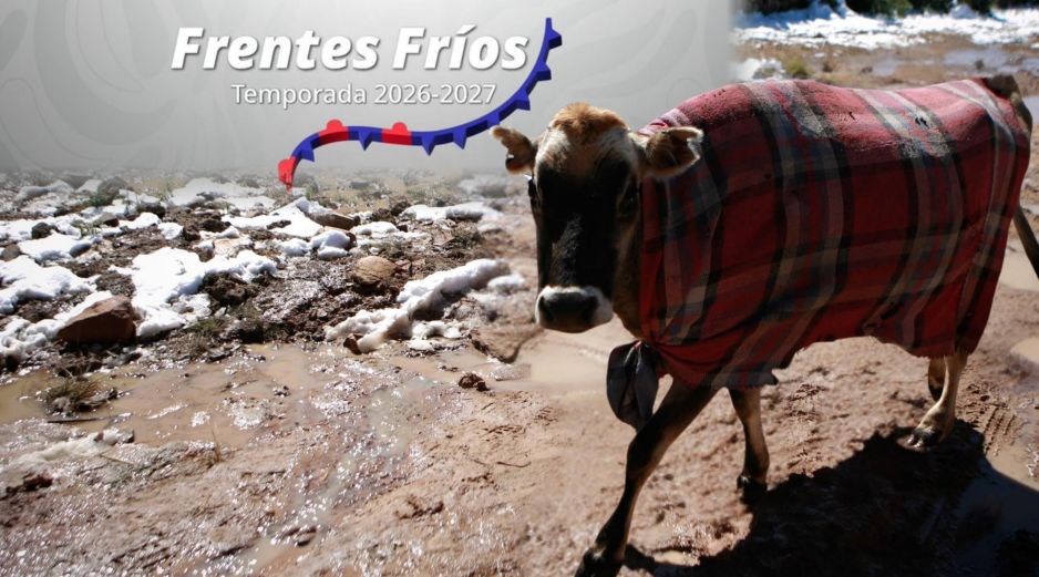 El pronóstico presentado por el SMN señala que algunos de los estados que podrían verse más afectados por los frentes fríos se encuentran principalmente en el norte de México. ESPECIAL / EL INFORMADOR y Conagua