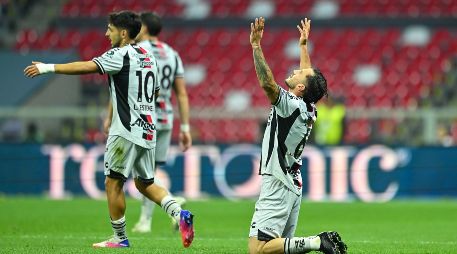 Edgar Zaldivar durante el festejo de gol en el partido correspondiente a la jornada 5 del torneo Apertura 2026 de la Liga BBVA MX. IMAGO7
