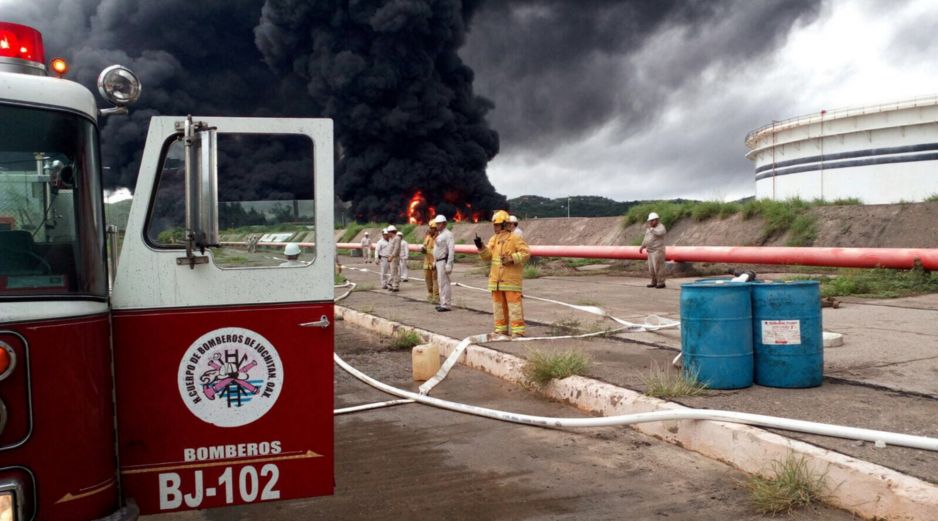 No es la primera vez que sucede un incidente en la Refinería Salina Cruz en este 2026. AFP/ARCHIVO