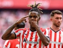 Williams tras anotar gol en la victoria del Athletic Club frente al Atlético de Madrid. EFE / Javier Zorrilla