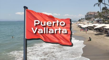 Evita ingresar al mar en estas playas por condiciones climatológicas y presencia de fauna silvestre. ESPECIAL / FACEBOOK Protección Civil y Bomberos Puerto Vallarta
