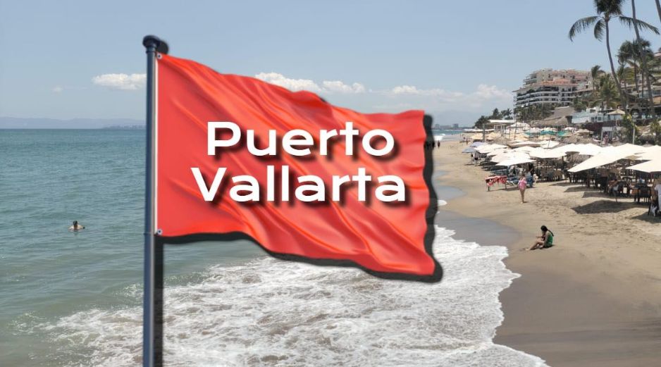 Evita ingresar al mar en estas playas por condiciones climatológicas y presencia de fauna silvestre. ESPECIAL / FACEBOOK Protección Civil y Bomberos Puerto Vallarta
