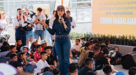 Verónica Delgadillo resaltó los programas Listas y Listos para la Escuela y Escuelas con Corazón, enfocados en la educación de los niños. ESPECIAL