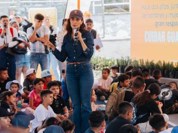 Verónica Delgadillo resaltó los programas Listas y Listos para la Escuela y Escuelas con Corazón, enfocados en la educación de los niños. ESPECIAL