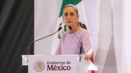 La presidenta Claudia Sheinbaum Pardo destacó los programas sociales y trabajos realizados en Jalisco. EL INFORMADOR / A. NAVARRO