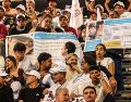 Los manifestantes denunciaron que no han sido escuchados y señalaron que a Sheinbaum “no le interesan los desaparecidos”. EL INFORMADOR/A. Navarro