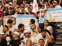 Los manifestantes denunciaron que no han sido escuchados y señalaron que a Sheinbaum “no le interesan los desaparecidos”. EL INFORMADOR/A. Navarro