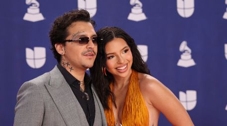 Christian Nodal fue criticado tras protagonizar un incómodo momento junto a Ángela Aguilar en los Premios Juventud. AFP/ARCHIVO