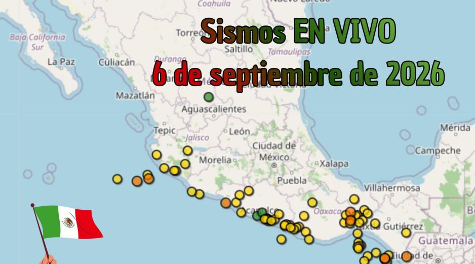 EN VIVO | Sismos en México | Domingo 6 de septiembre. ESPECIAL / SSN
