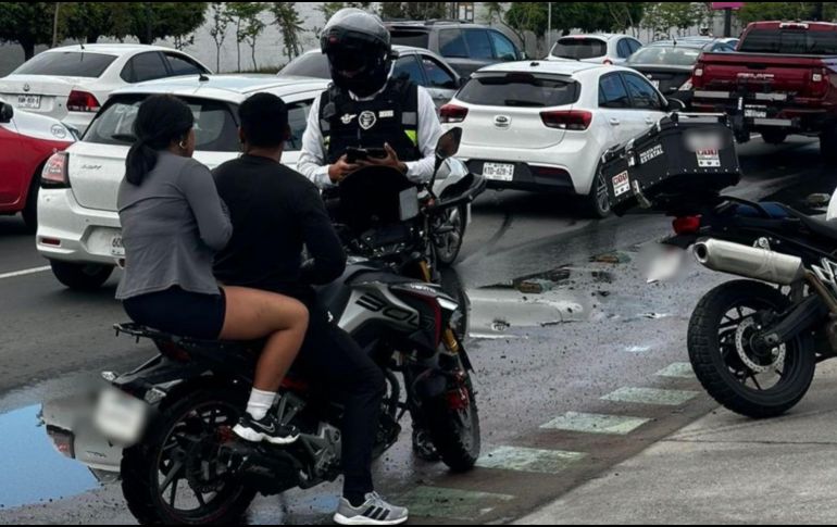 Durante el periodo referido, abril y julio concentraron la mayor cantidad de sanciones, con 929 y mil 86, respectivamente. ESPECIAL/Policía Vial de Jalisco