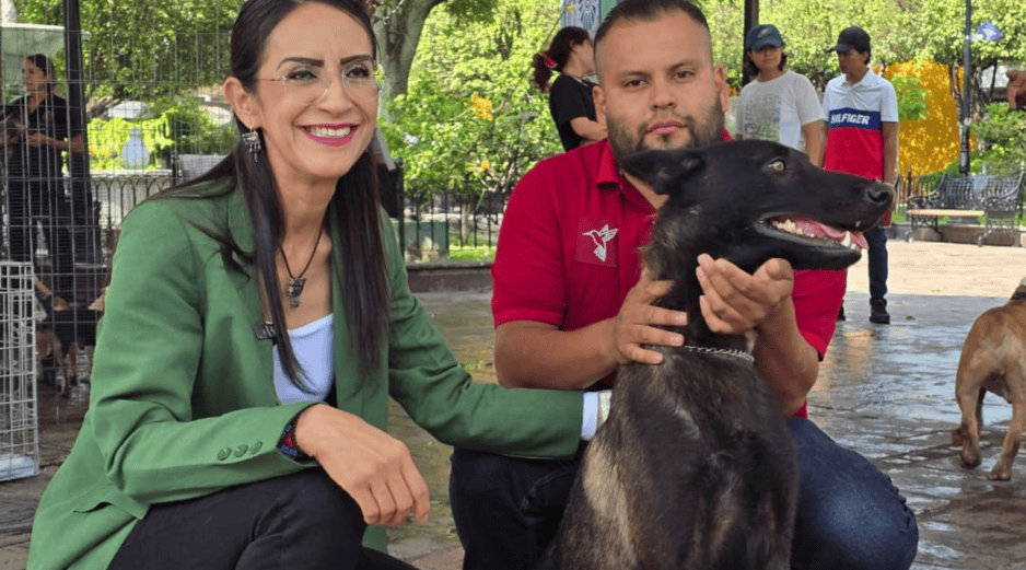 Laura Imelda, presidenta municipal de Tlaquepaque, reconoció también el trabajo conjunto entre la Dirección de Bienestar Animal y las asociaciones que participaron en la jornada. ESPECIAL / AYUNTAMIENTO DE TLAQUEPAQUE