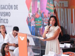 Jenifer Hinojosa asumió la Delegación de Activismo Político de Movimiento Ciudadano en Jalisco con un equipo de 115 representantes municipales. CORTESÍA.