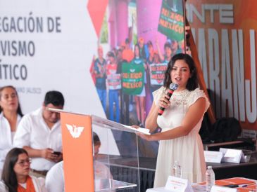Jenifer Hinojosa asumió la Delegación de Activismo Político de Movimiento Ciudadano en Jalisco con un equipo de 115 representantes municipales. CORTESÍA.