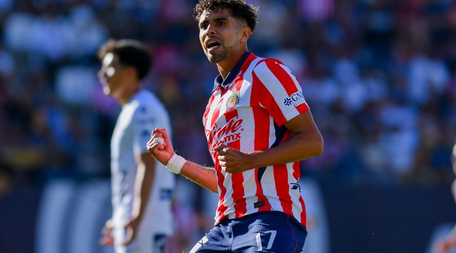 Ricardo Marín busca consolidarse entre los mejores goleadores de Chivas en la era de Amaury Vergara. IMAGO7.